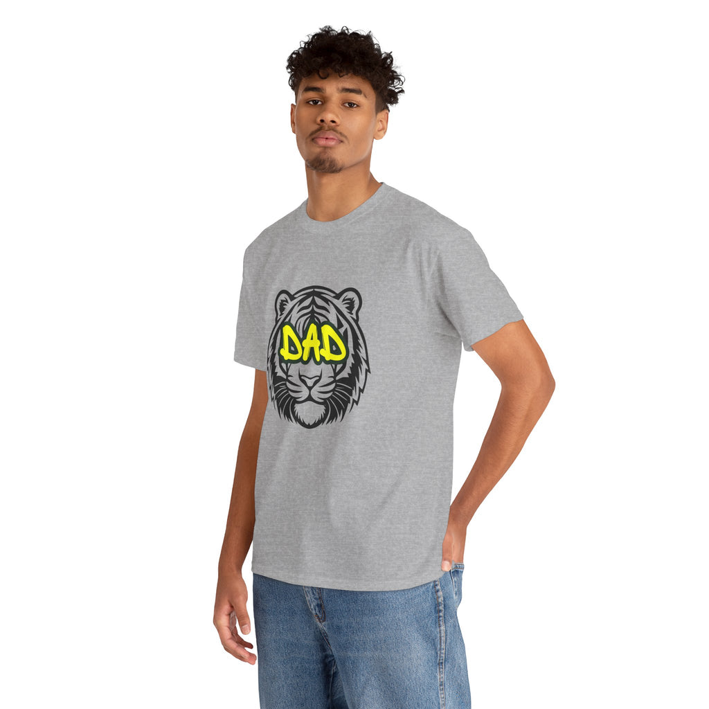 Tiger Dad Graphic T-shirt / Father's Day Gift / Unisex Heavy Cotton Tee