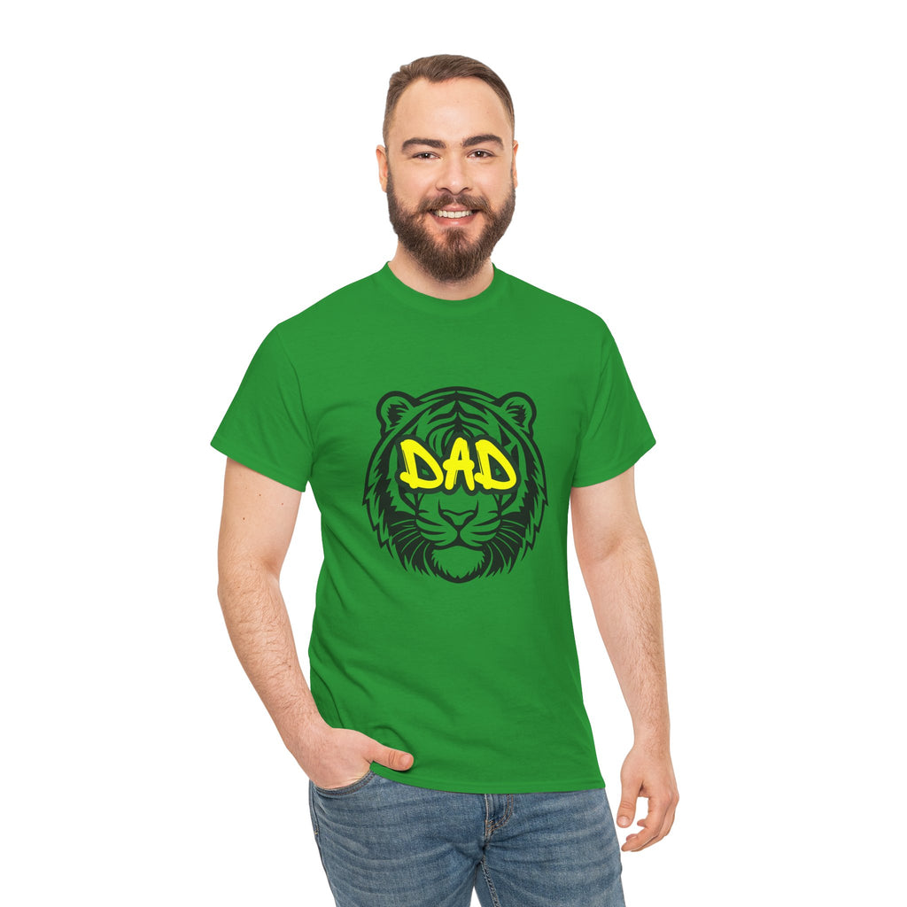 Tiger Dad Graphic T-shirt / Father's Day Gift / Unisex Heavy Cotton Tee