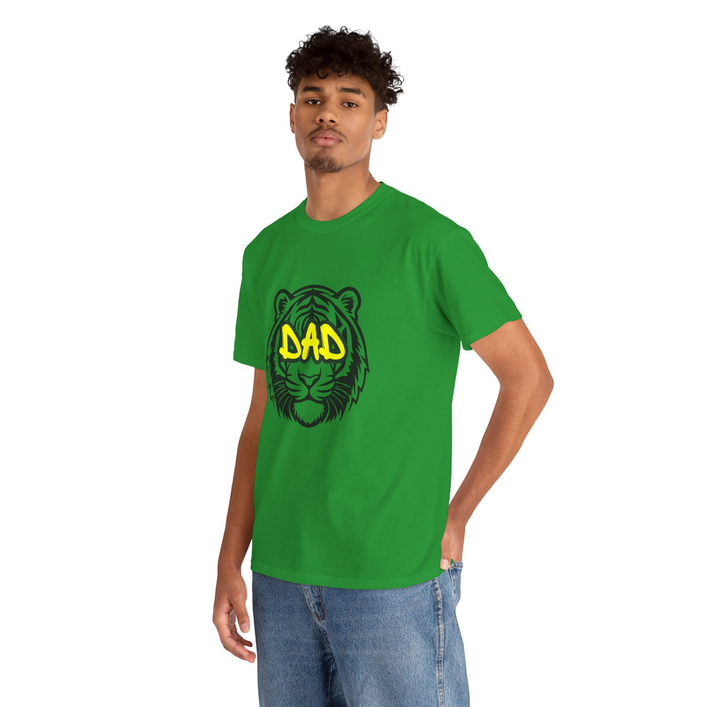 Tiger Dad Graphic T-shirt / Father's Day Gift / Unisex Heavy Cotton Tee