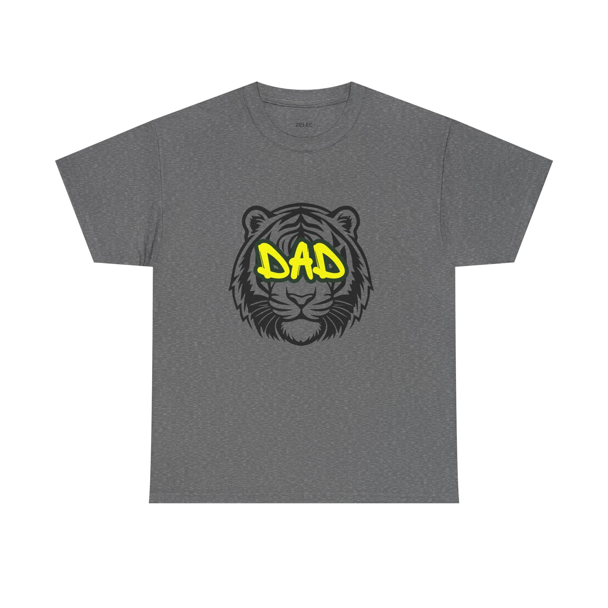 Tiger Dad Graphic T-shirt / Father's Day Gift / Unisex Heavy Cotton Tee