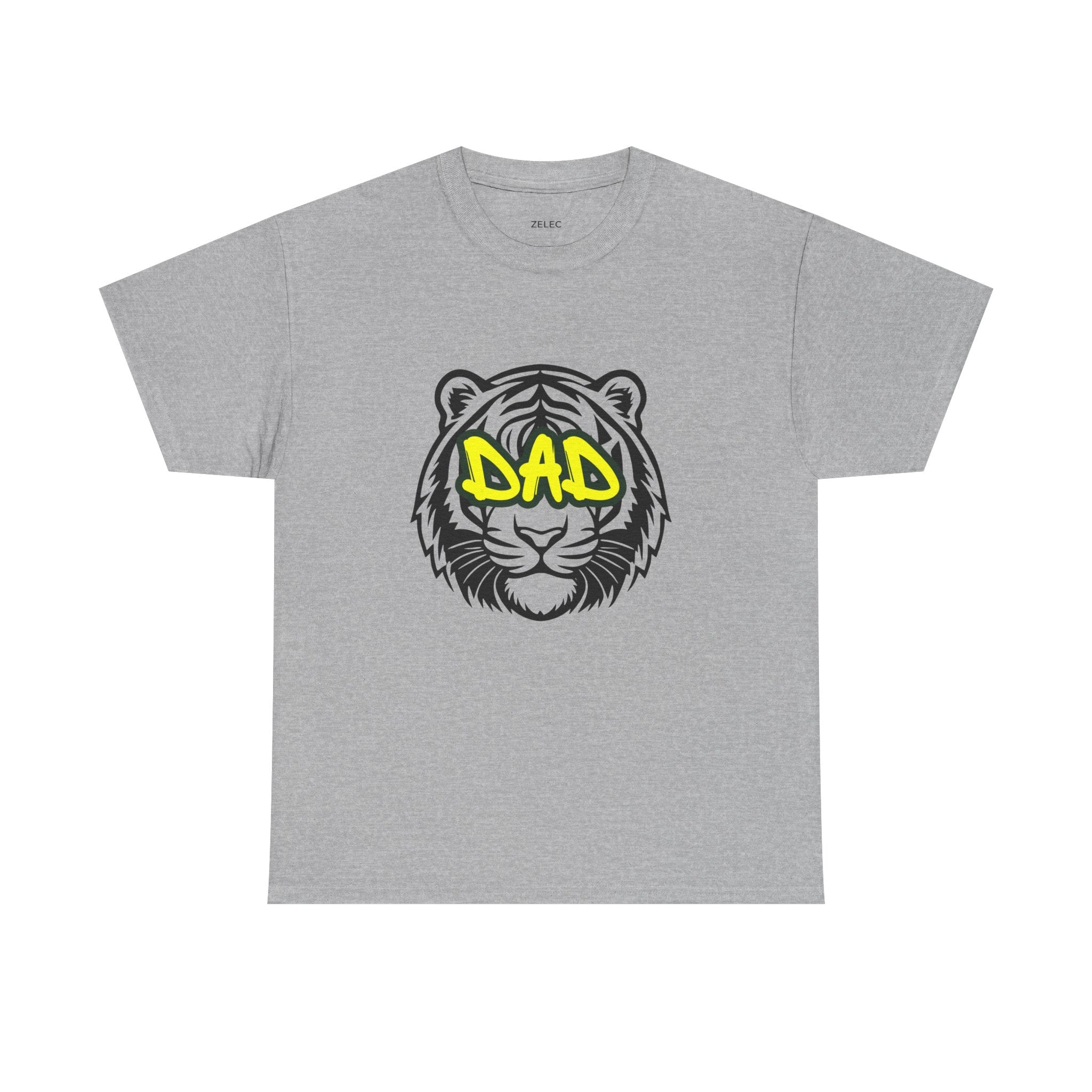 Tiger Dad Graphic T-shirt / Father's Day Gift / Unisex Heavy Cotton Tee