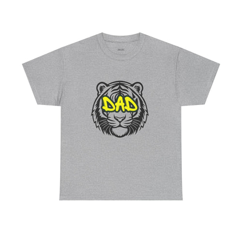 Tiger Dad Graphic T-shirt / Father's Day Gift / Unisex Heavy Cotton Tee