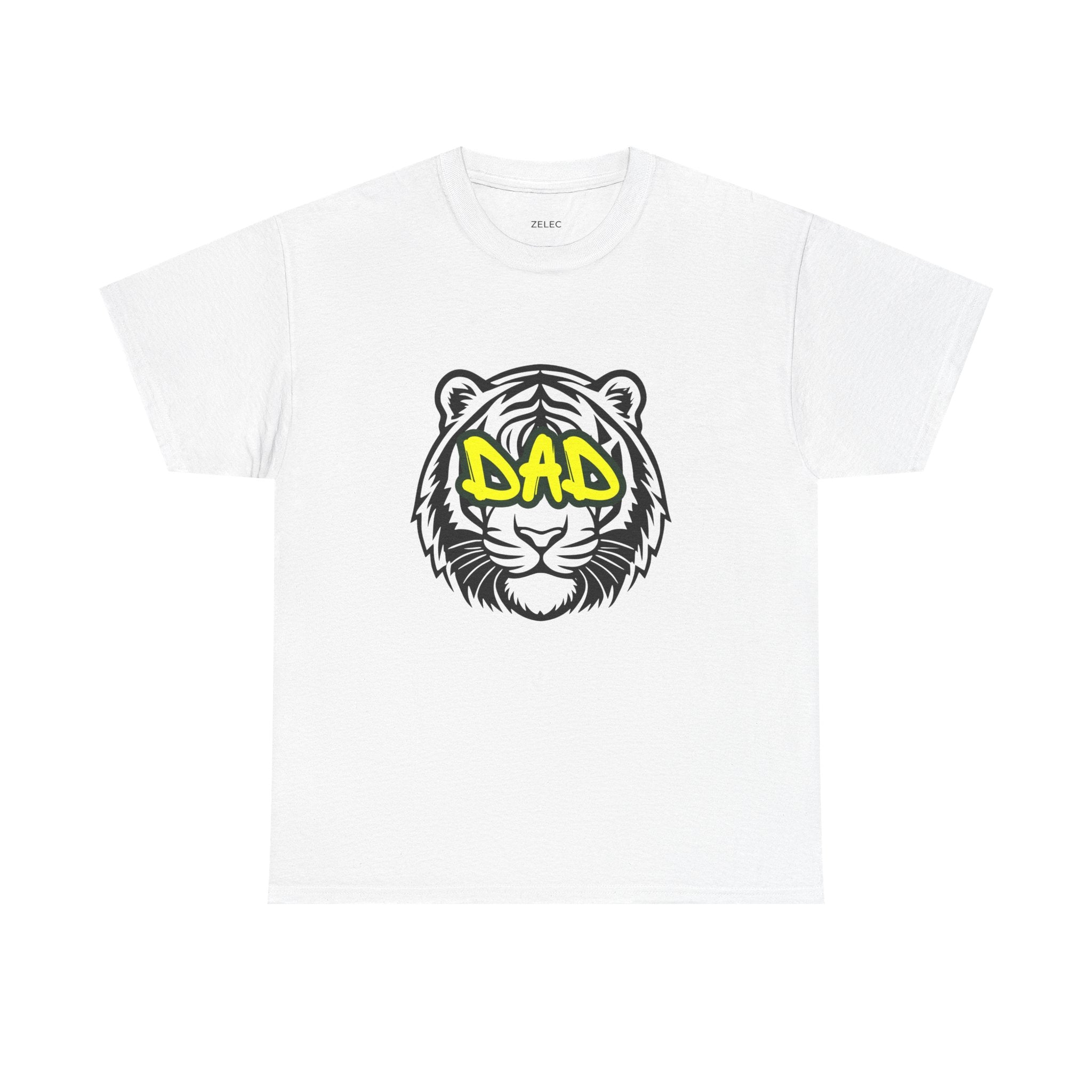 Tiger Dad Graphic T-shirt / Father's Day Gift / Unisex Heavy Cotton Tee
