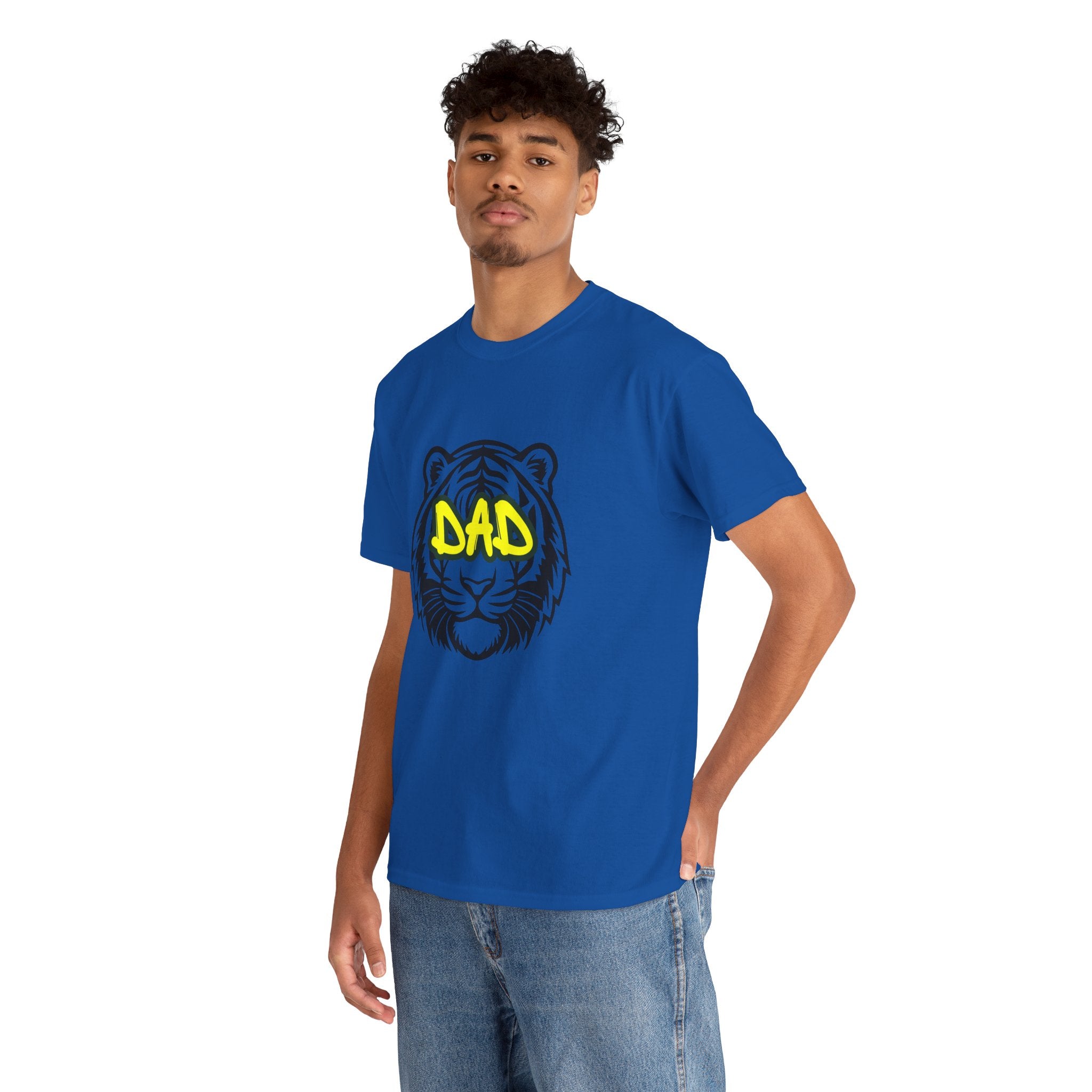 Tiger Dad Graphic T-shirt / Father's Day Gift / Unisex Heavy Cotton Tee
