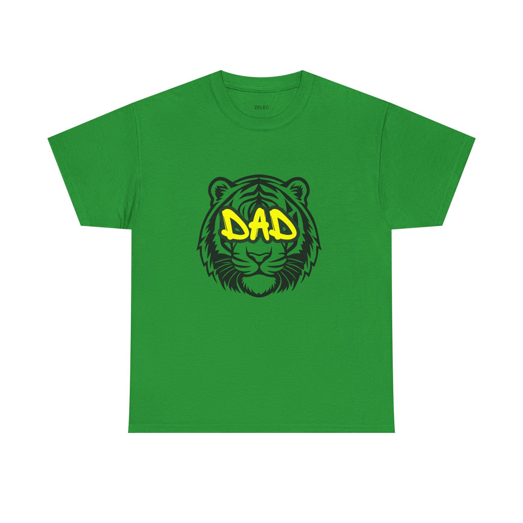 Tiger Dad Graphic T-shirt / Father's Day Gift / Unisex Heavy Cotton Tee